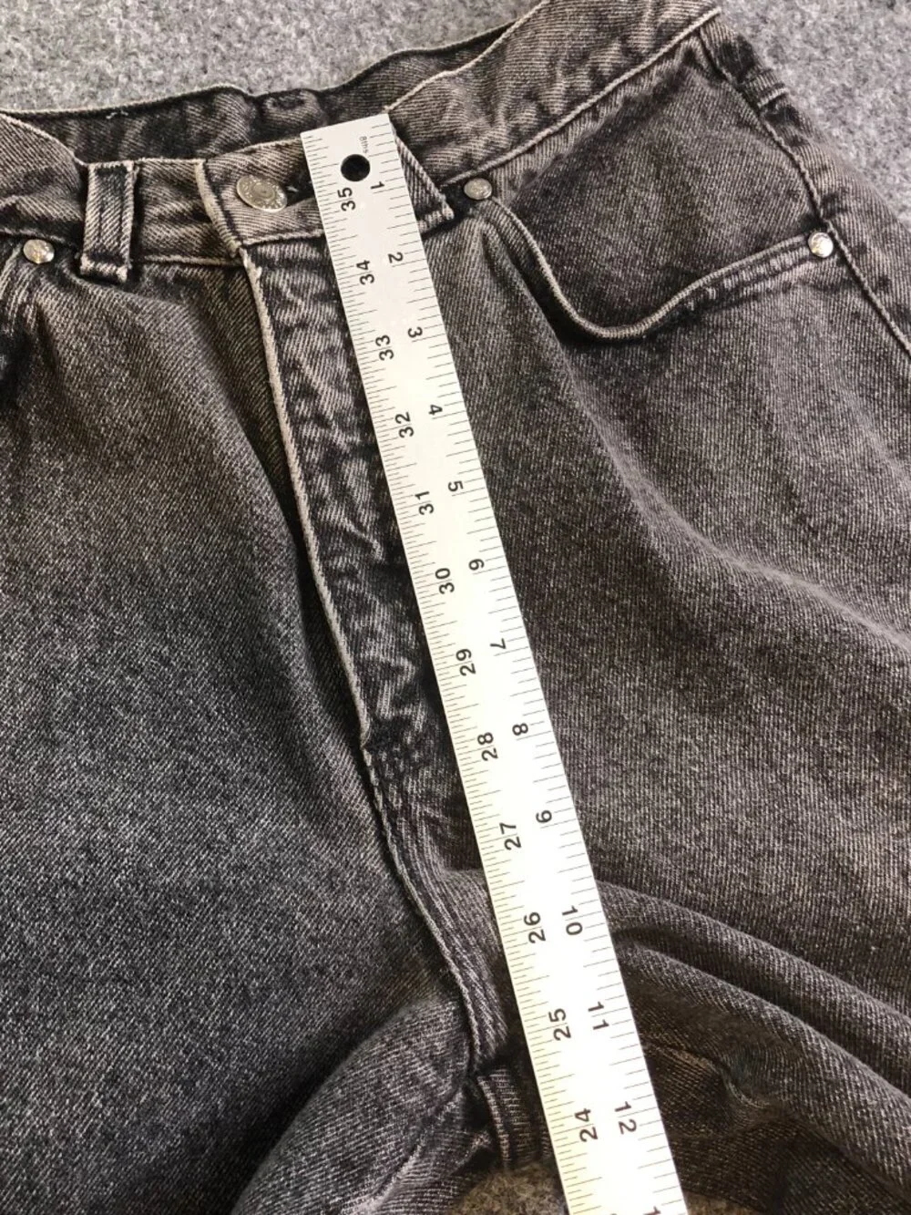 Vintage Levis Jeans Womens 25x30 Black 900 Series Tapered Mom USA High Waist - Picture 7 of 14